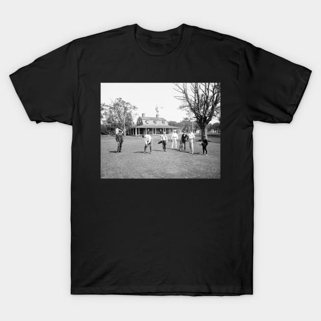 Golfing on Shelter Island, 1904. Vintage Photo T-Shirt by historyphoto